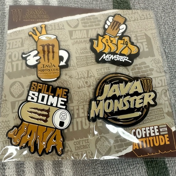 Java Monster Collectors Pin Set - Picture 1 of 2